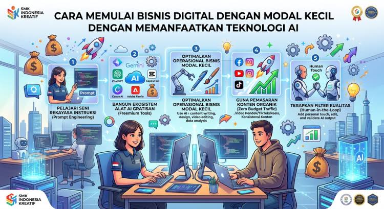 Panduan Memulai Bisnis Mikro Berbasis Konten AI